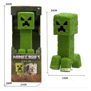 MyCraft CREEPER model 10 inch (23CM) Minecraft, soft rubber, joint mobility A