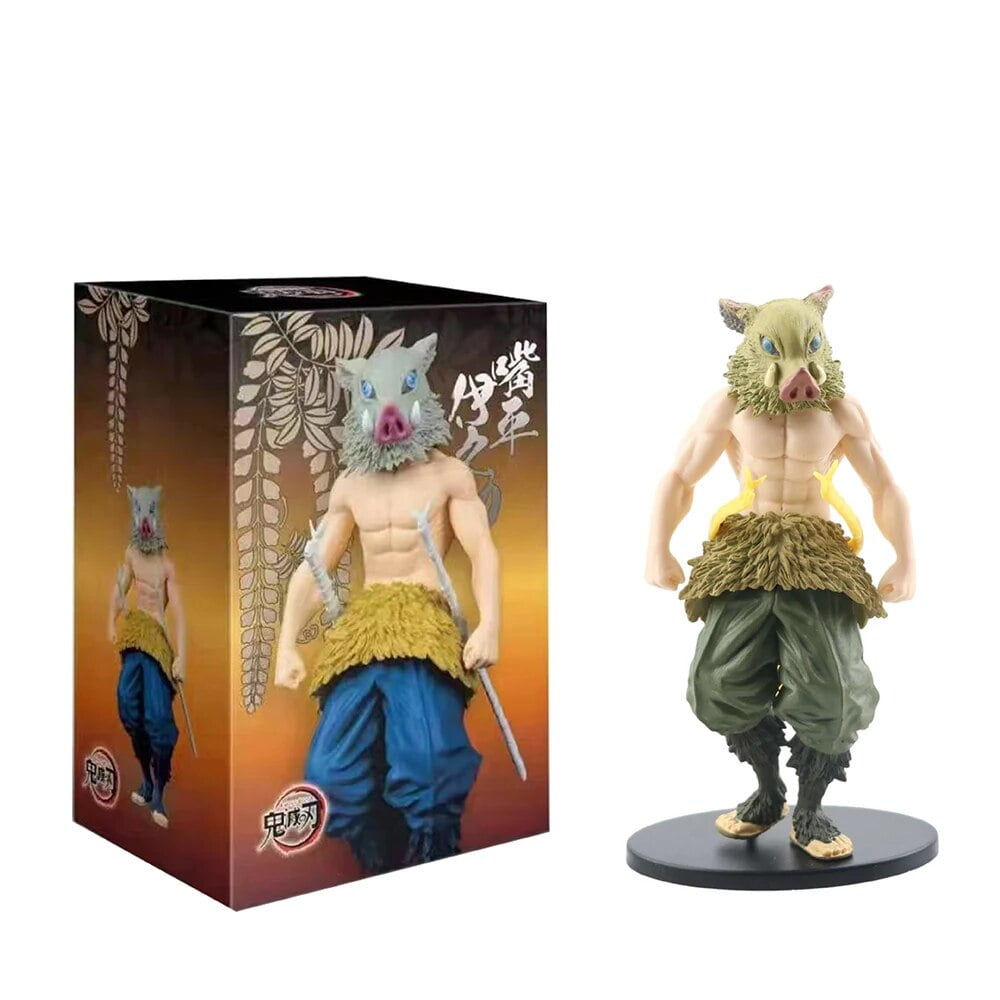 Inosuke Hashibira PVC Action Figure – Demon Slayer Anime Collectible (14.5cm)