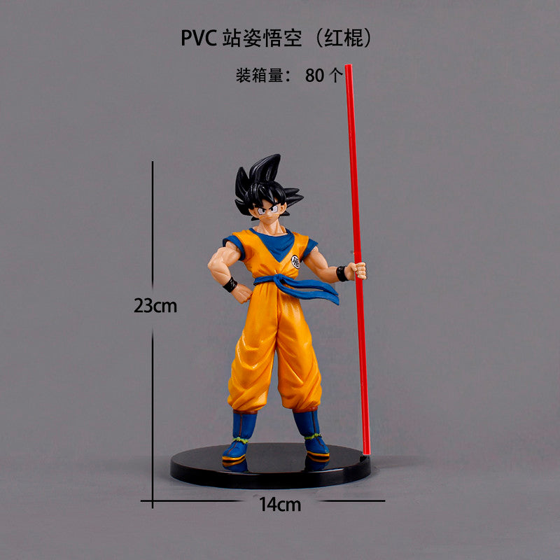 DBZ – Goku PVC Action Figure with Power Pole (23cm)