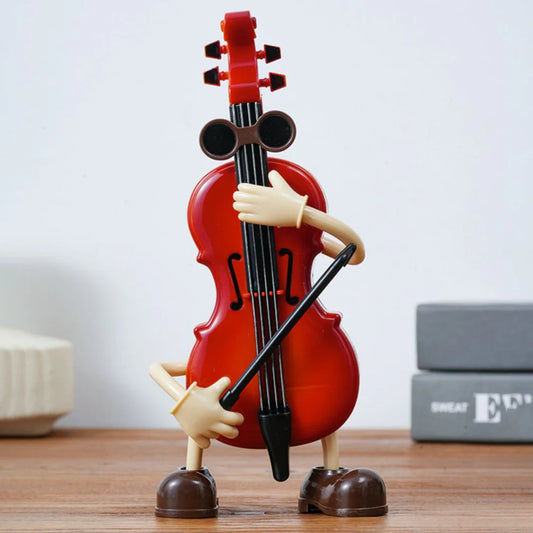 Swinging Cello Music Box – Wind-Up Violin Figurine
