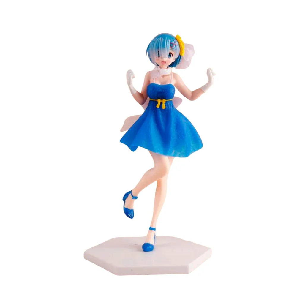 Rem Crystal Blue Dress Ver. PVC Figure | Re:Zero Anime Collectible Figurine (25cm)