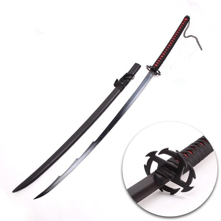 Bleech Ichigo Katana Sword with Red Handle – Decorative Collectible, size- 104cm