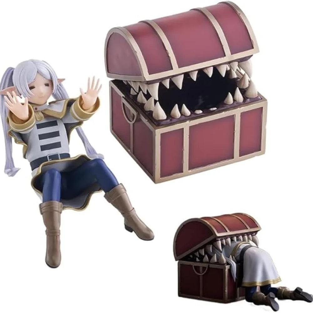 Frieren Figure with Mimic Chest Set – Frieren: Beyond Journey’s End (PVC Collectible)