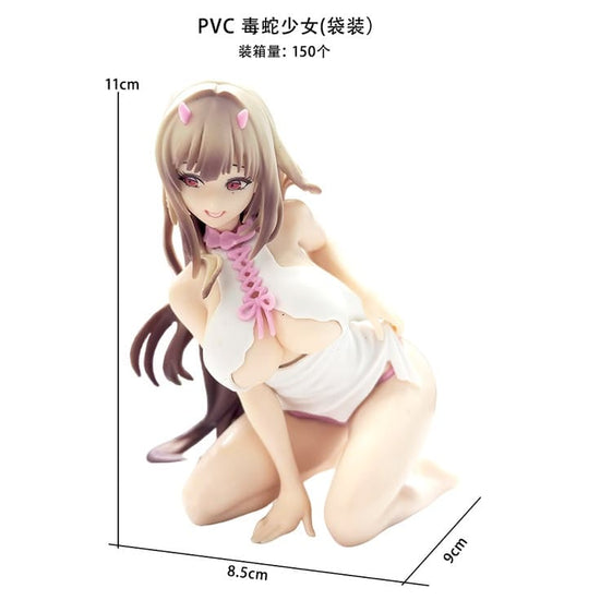Anime Girl PVC Collectible Figurine β 11 cm Decorative Display Model (Multicolor)