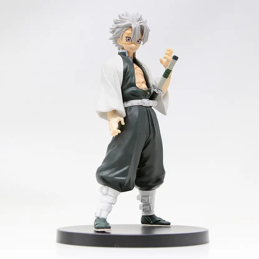 Demon Slayer Sanemi Shinazugawa Action Figure | Anime Collectible Figurine (15 cm)