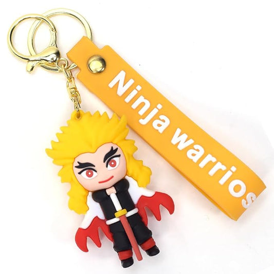 Anime Warrior Keychain – Ninja Warriors Edition (Yellow)