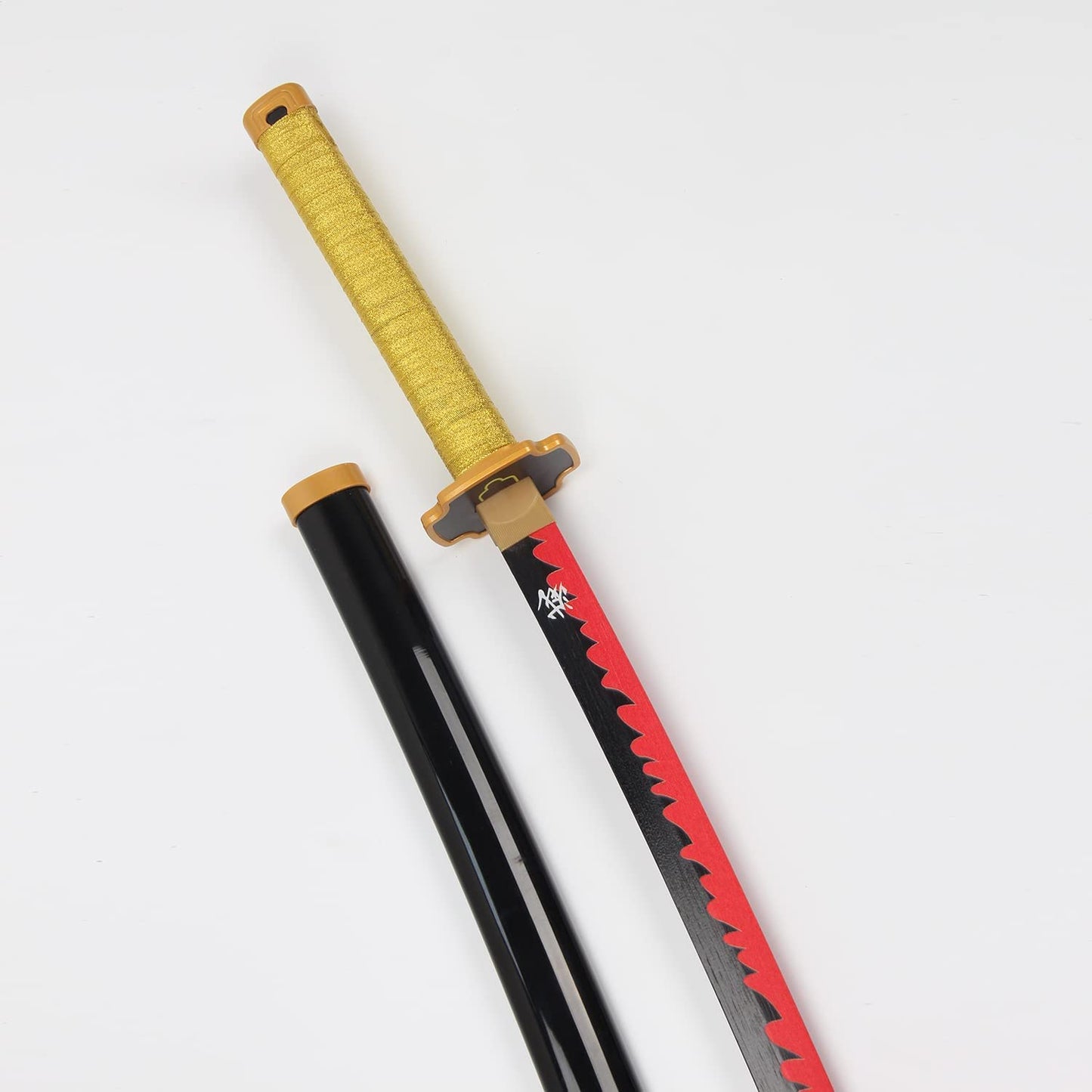 Yoriichi demon slayer Katana – Demon Slayer Cosplay Sword with Flame Design, size- 104cm