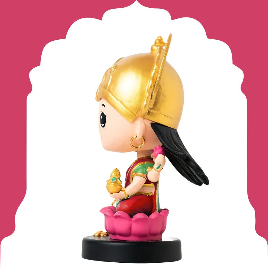 Mata Laxmi Bobblehead | Divine Representation of Prosperity