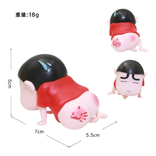 Shinchan hip attack funny Pose Action Figure – Collectible Toy