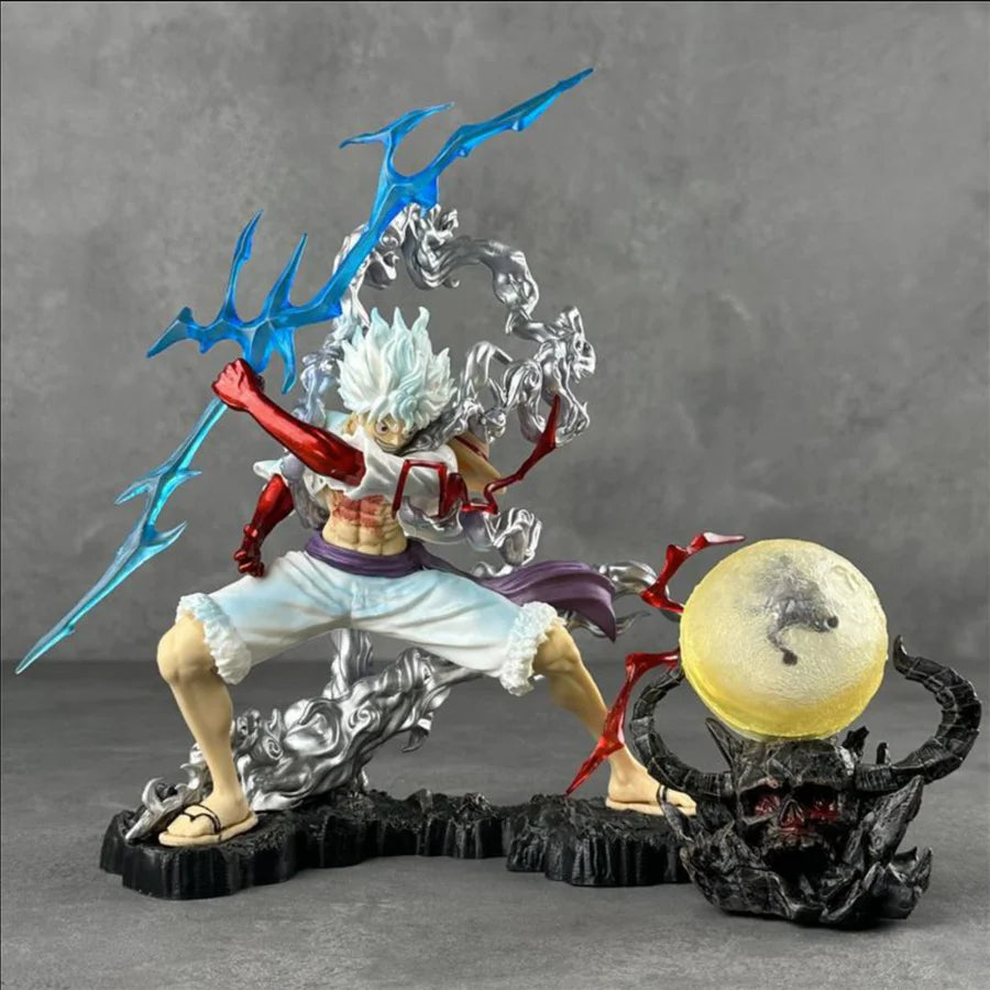 Nika Luffy Gear 5 Glowing Lamp – One Piece Collectible Figure