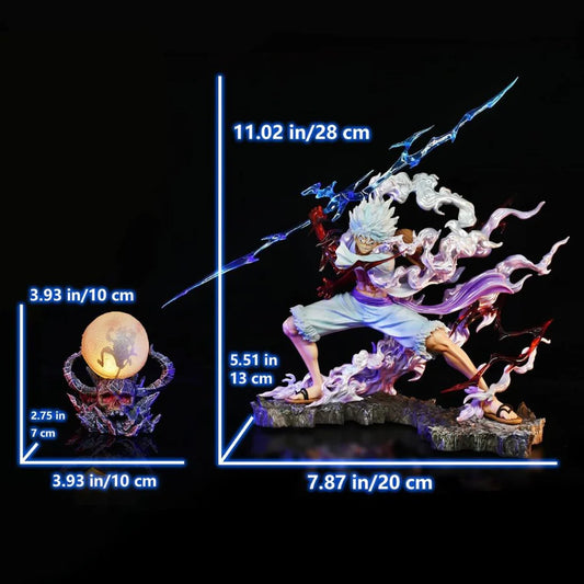 Nika Luffy Gear 5 Glowing Lamp – One Piece Collectible Figure