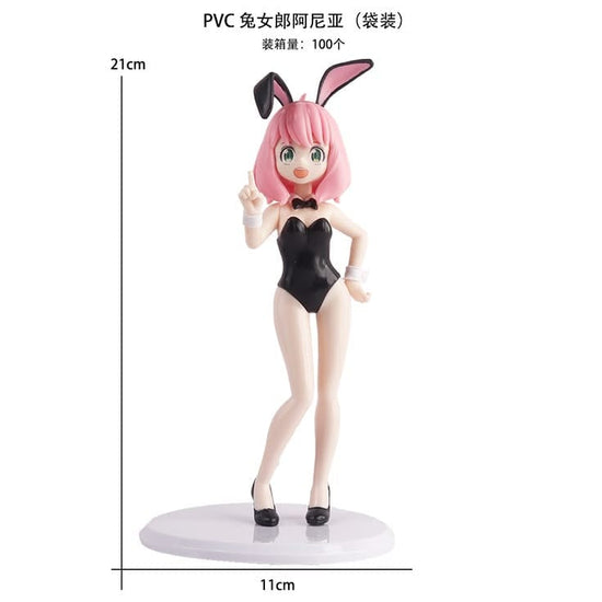 Anime Bunny Girl PVC Action Figure β Cute Collectible Display Model (Multicolor)