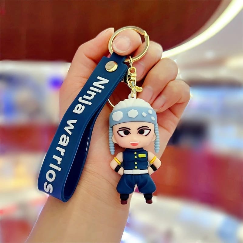 Anime Ninja Keychain – Ninja Warriors Edition (Blue)