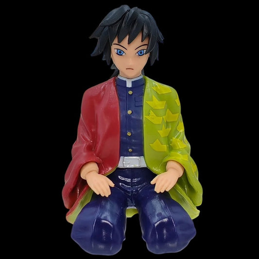 Giyu Tomioka PVC Figure – Demon Slayer: Kimetsu no Yaiba Water Hashira Collectible (10cm)