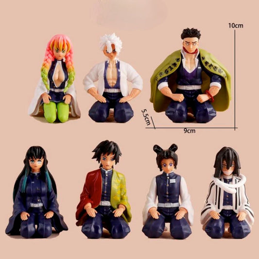 Demon Slayer Hashira PVC Figure Set (7 Pieces) – Kimetsu no Yaiba Collectibles