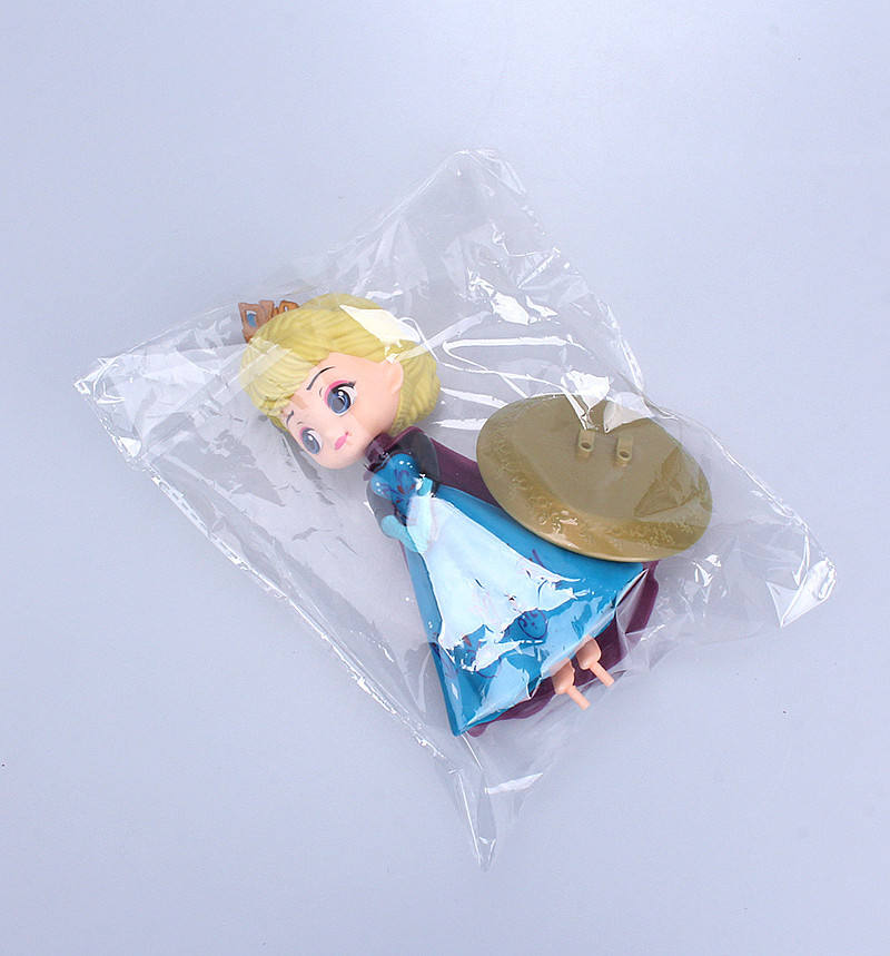 Princess PVC Action Figure Toy (18 cm, Blue Dress)