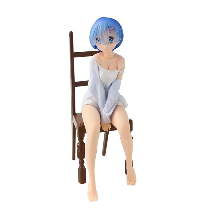 Re:Zero – Rem Sitting on Chair PVC Figure (15 cm)