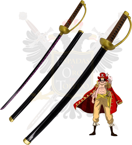 Gold Roger Katana – One Piece Cosplay Wooden Katana (104 CM)