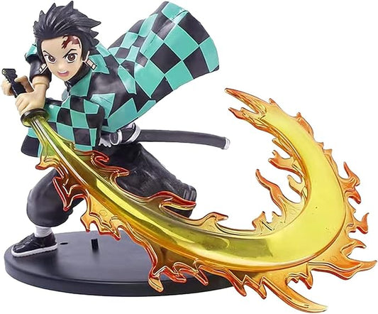 Demon Slayer Tanjiro Kamado Action Figure – Flame Sword Edition