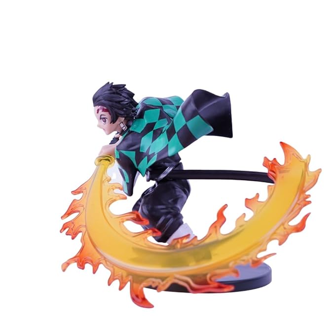 Demon Slayer Tanjiro Kamado Action Figure – Flame Sword Edition