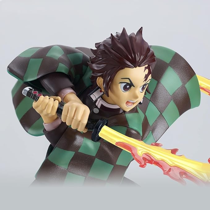 Demon Slayer Tanjiro Kamado Action Figure – Flame Sword Edition