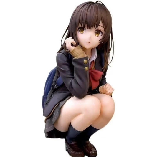 Sayu Ogiwara Anime Girl Figurine | Japanese School Girl Collectible Statue | Premium PVC Model for Anime Fans & Home Décor