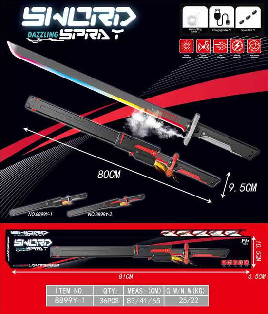 LED Mist-Effect Saber – Tactical Spray System Edition