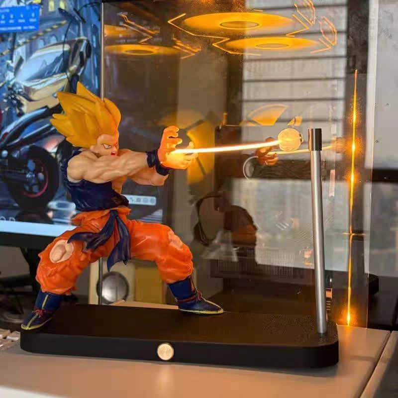 π₯ Super Saiyan Goku Energy Blast LED Figure β Dragon Ball Z Collectible Statue