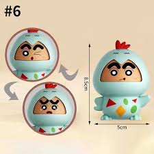 Cartoon Dino Costume Face-Changing Toy – Fun Expression Switch Figure