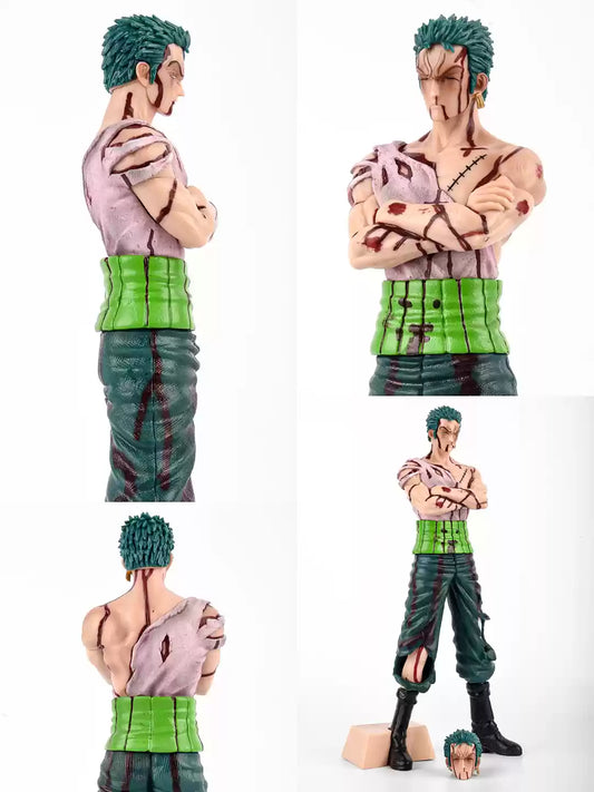Roronoa Zoro Battle-Damaged Action Figure – One Piece Collectible