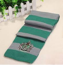 π Slytherin House Scarf | Harry Potter Themed Woolen Scarf for Winter & Cosplay