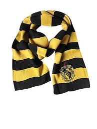 🧣 Hufflepuff House Scarf | Harry Potter Themed Woolen Scarf for Winter & Cosplay