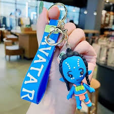Avatar Keychain โ Cute Naโvi Character Design with Strap ๐