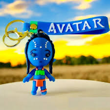Avatar Keychain – Cute Na’vi Character Design with Strap 🌌
