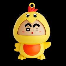 Cute Cartoon Chicken Costume Figure – Face-Changing Expression Toy