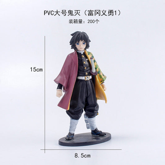Giyu Tomioka Demon Slayer PVC Action Figure – Anime Collectible Model (15cm)