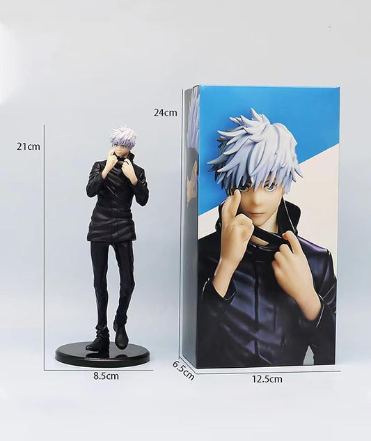 Jujutsu Kaisen Gojo Satoru 21cm PVC Action Figure – Standing Pose Collectible Anime Figurine for Fans & Collectors