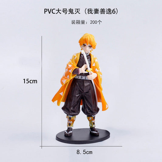 Demon Slayer Zenitsu Agatsuma PVC Action Figure – 15cm Anime Collectible Statue