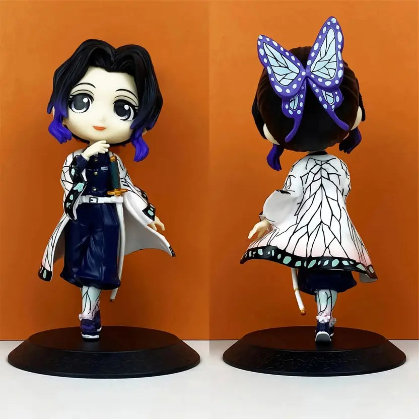 Anime Demon Slayer Shinobu Kocho Action Figure | Collectible Figurine | 15cm Q-Style Model Toy