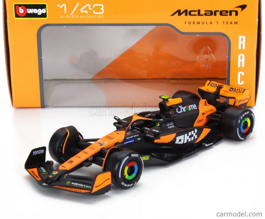 Burrago 1:43 F1 #4 Lando Noriis Die cast Car [official]