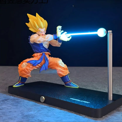 🔥 Super Saiyan Goku Energy Blast LED Figure – Dragon Ball Z Collectible Statue