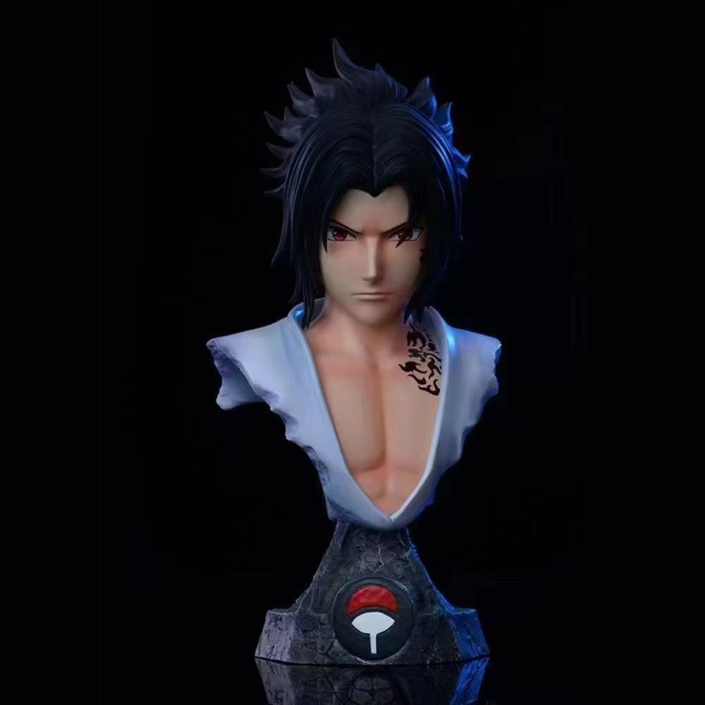 Sasuke Uchiha Bust Statue | Anime Collectible Figurine | Premium Home & Office Décor