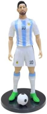 Football Star PVC Collectible Figurine – 21cm Soccer Player Model with Ball