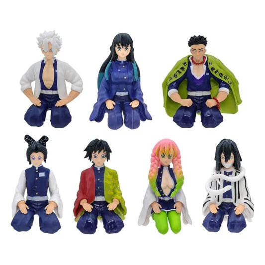 Demon Slayer Hashira PVC Figure Set (7 Pieces) – Kimetsu no Yaiba Collectibles