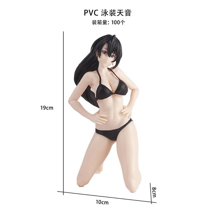 🖤 PVC Anime Figure – Tiani in Swimsuit Pose (19cm)