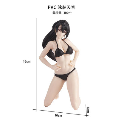 🖤 PVC Anime Figure – Tiani in Swimsuit Pose (19cm)