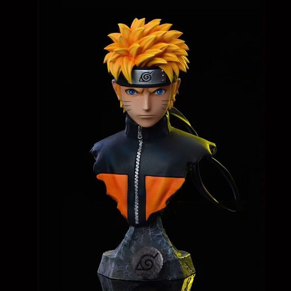 Naru-to Uzumaki 3D Bust Statue | Anime Collectible Figurine | Premium Home & Office Décor