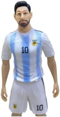 Football Star PVC Collectible Figurine – 21cm Soccer Player Model with Ball