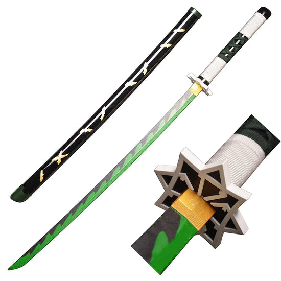 Demon Slayer – Sanemi Shinazugawa Nichirin Sword (104cm | Cosplay Wooden Katana)