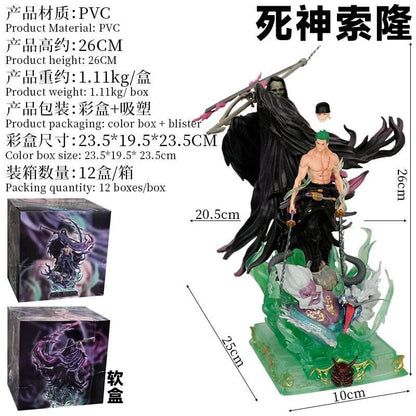 One Piece Roronoa Zoro “Death Reaper” Edition PVC Action Figure | 26cm Anime Collectible Model Statue